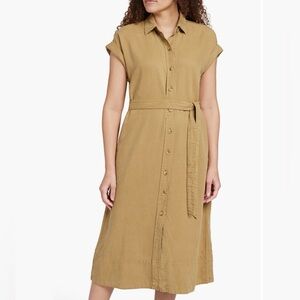 Faherty Arlie short sleeve shirtdress